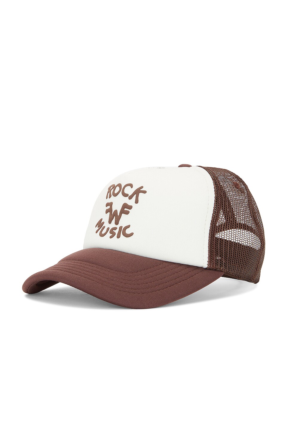 Pleasures Rock Trucker Cap in Brown