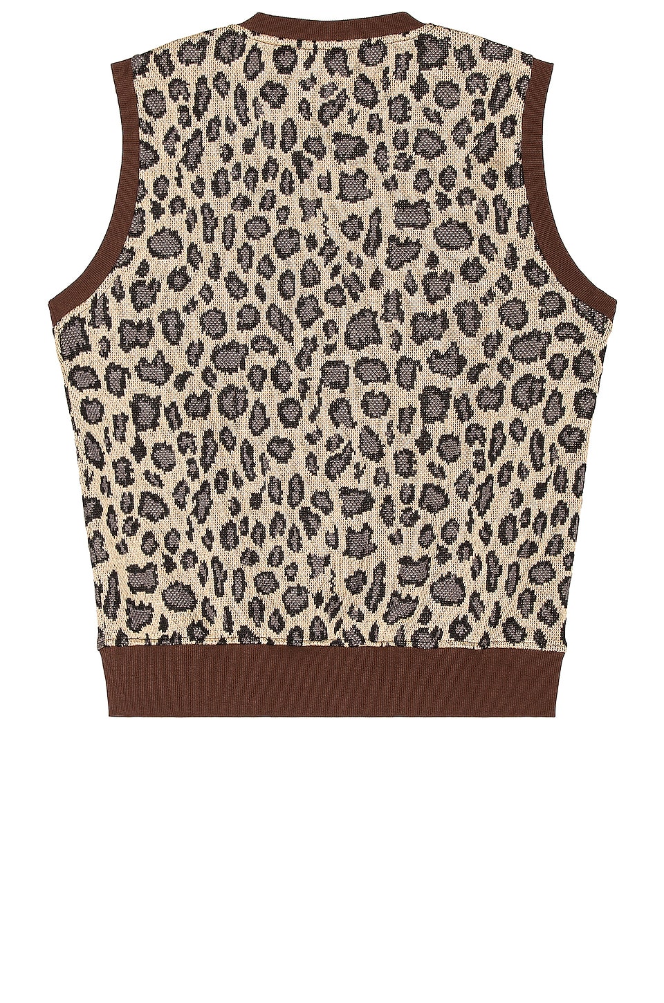 Pleasures Survival Sweater Vest in Tan