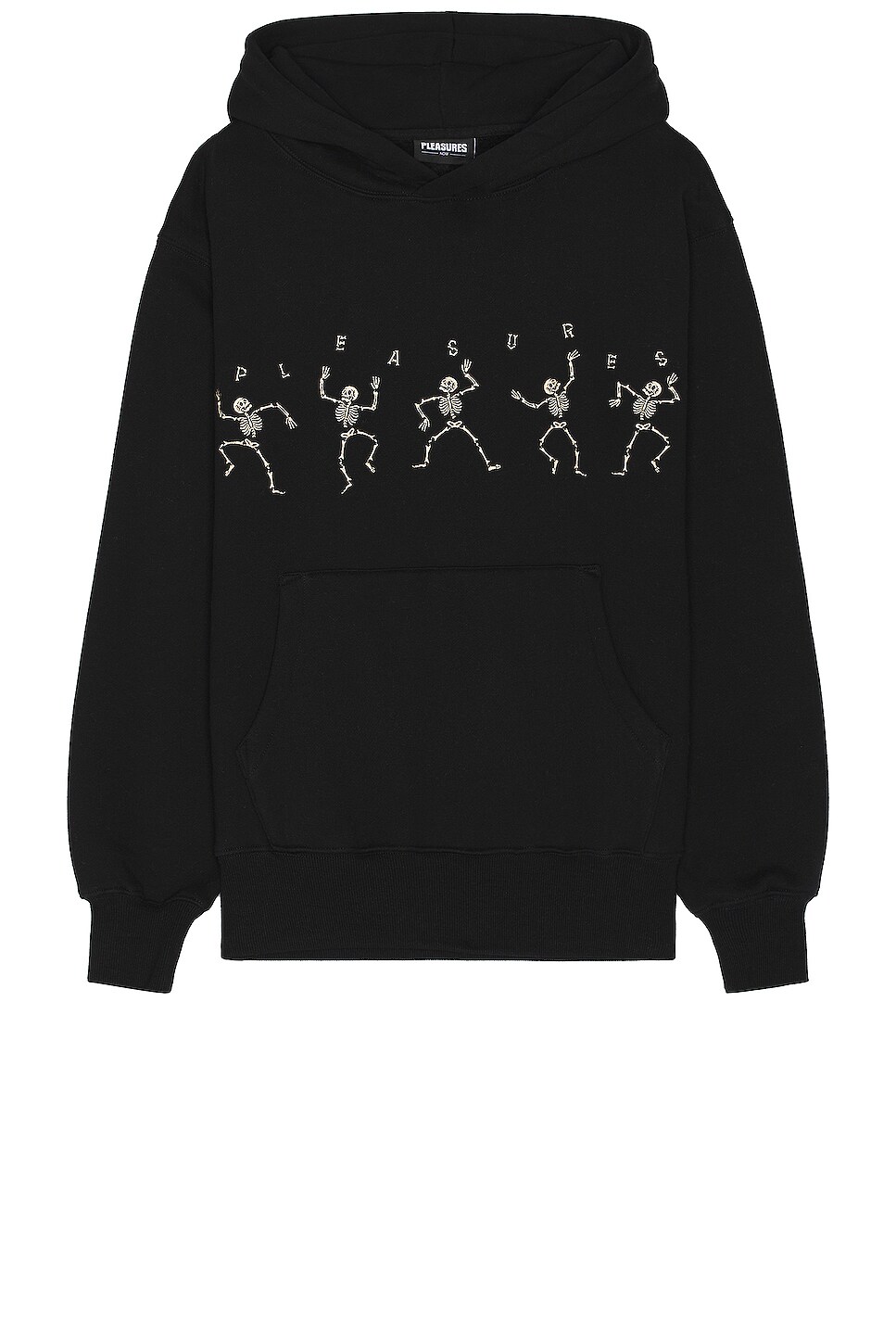 Pleasures Bone Hoodie in Black | REVOLVE