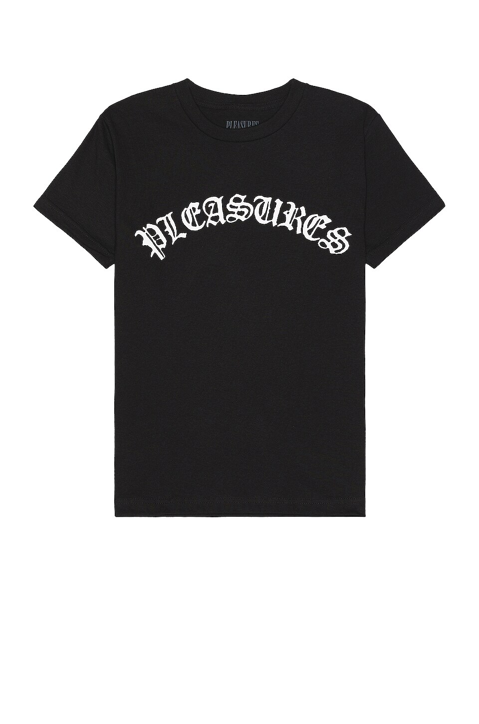 Pleasures Olde E Logo T-shirt in Black