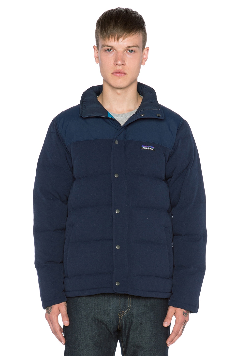 Patagonia Bivy Down in Navy Blue | REVOLVE