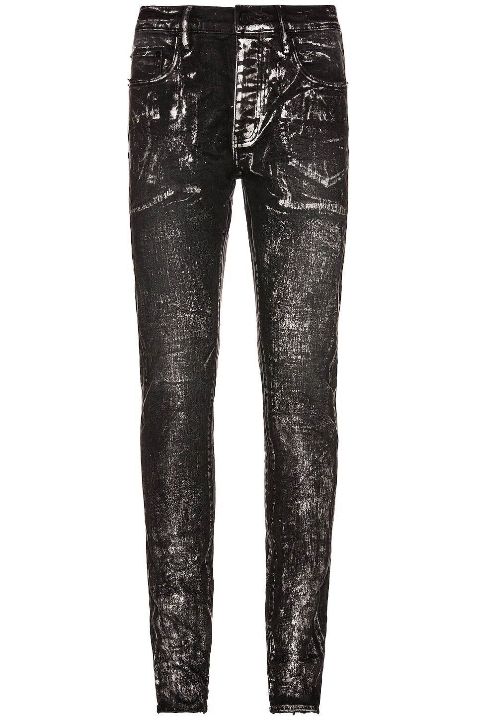 Purple Brand Wash Silver Oil in Black