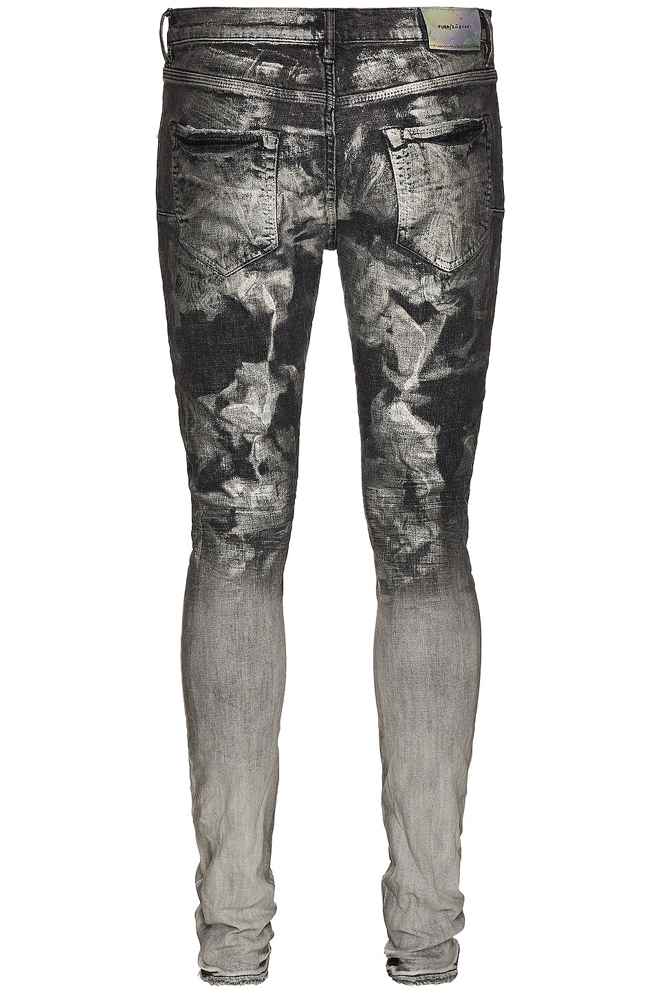 Purple Brand Holographic Gradient Pant in Grey