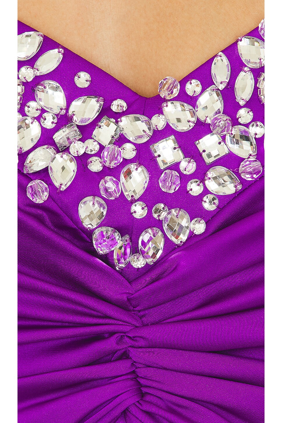 PatBO Hand-beaded Strapless Gown