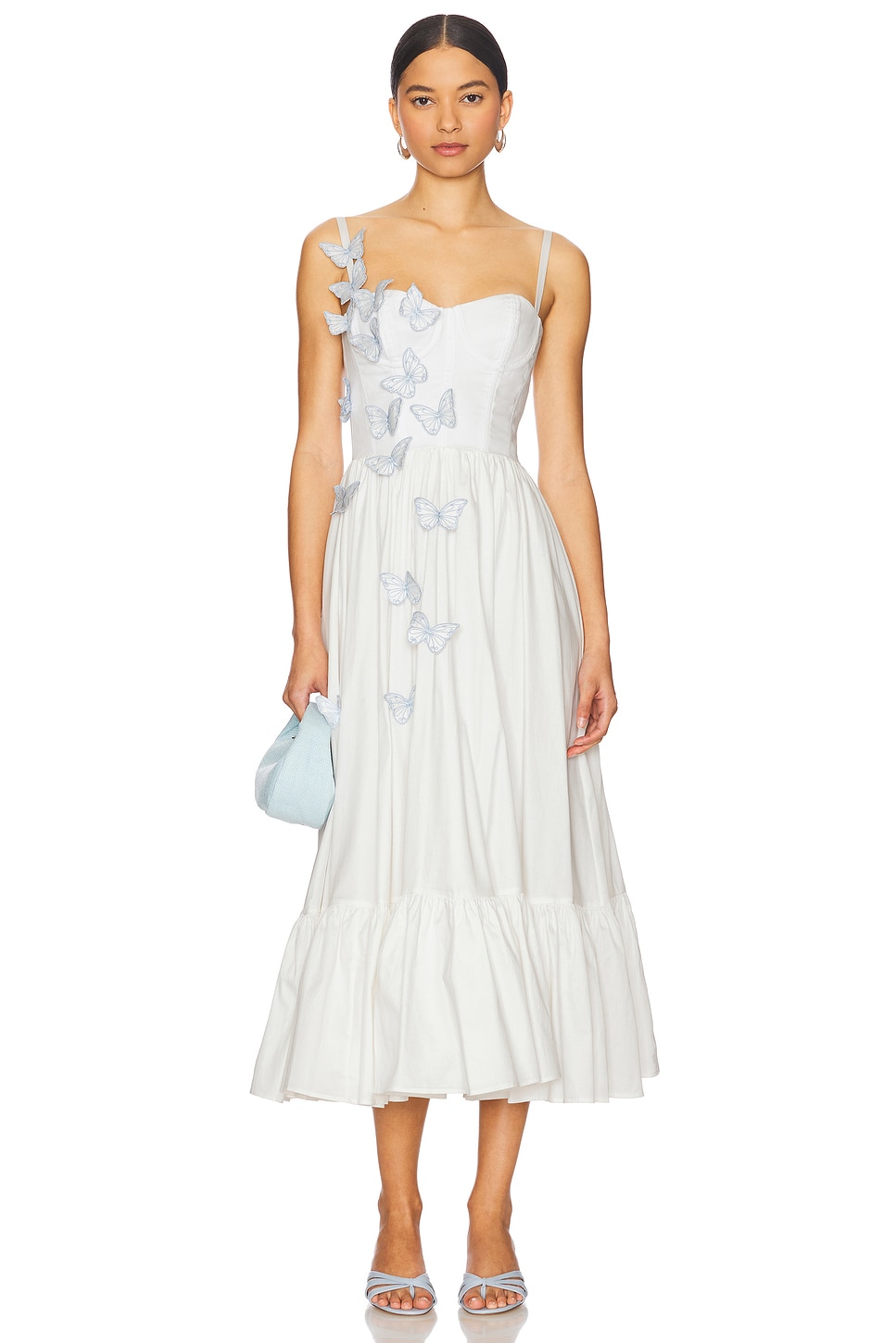PatBO Butterfly Midi Dress