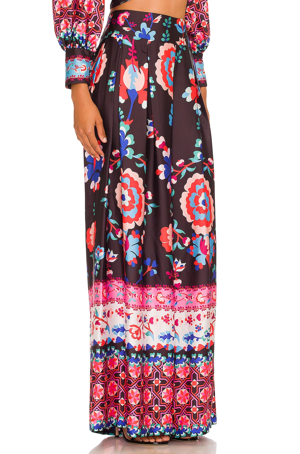 PatBO Matryo Wide Leg Pant in Black