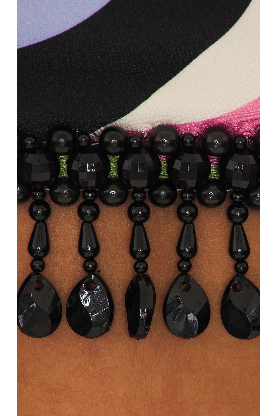 PatBO Delos Beaded Crop Top thumbnail