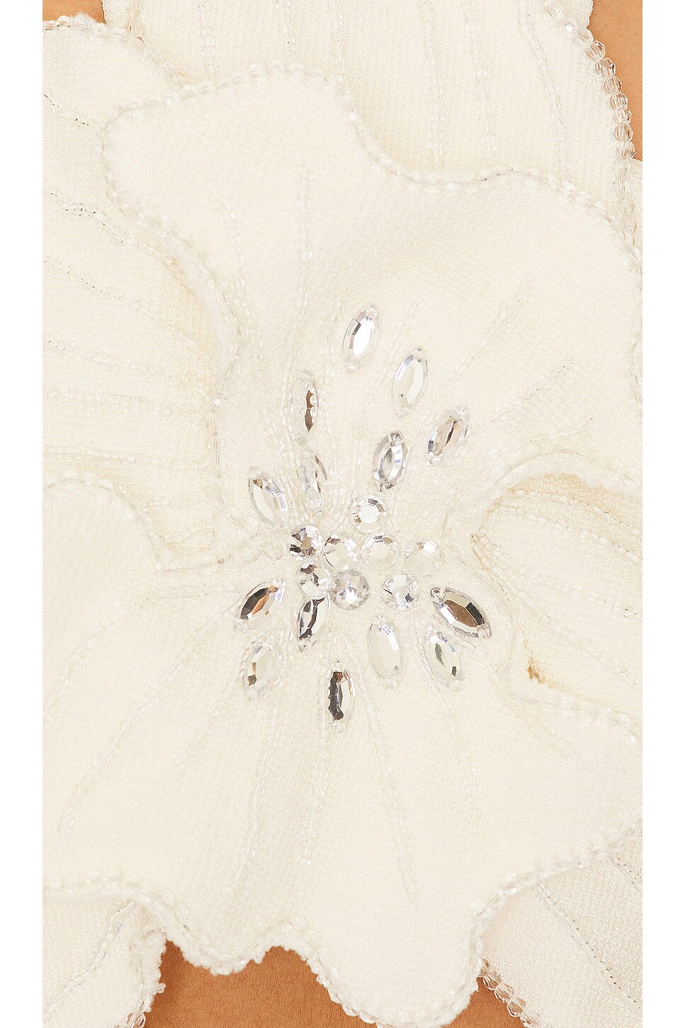 FLOWER APPLIQUE HALTER トップ