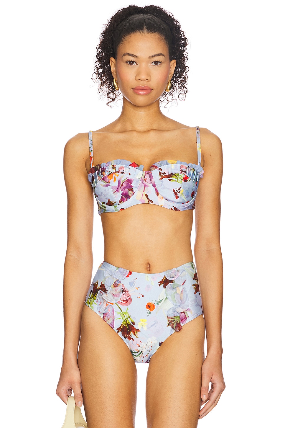 Lily Flower Underwire Bikini Top
