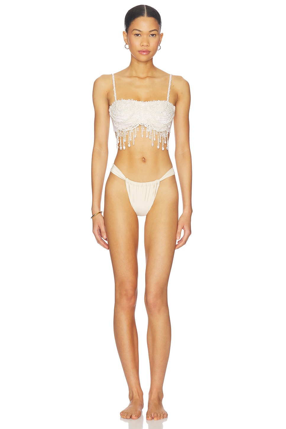 PatBO x Camila Coelho Golden Lune Bikini Bottom