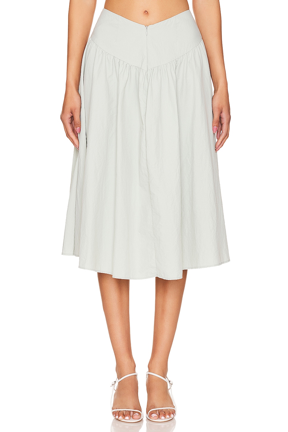 スカート Midi Skirt Peachy Den Peachy Den Women's Deba Midi Skirt in Tomato Peachy Den