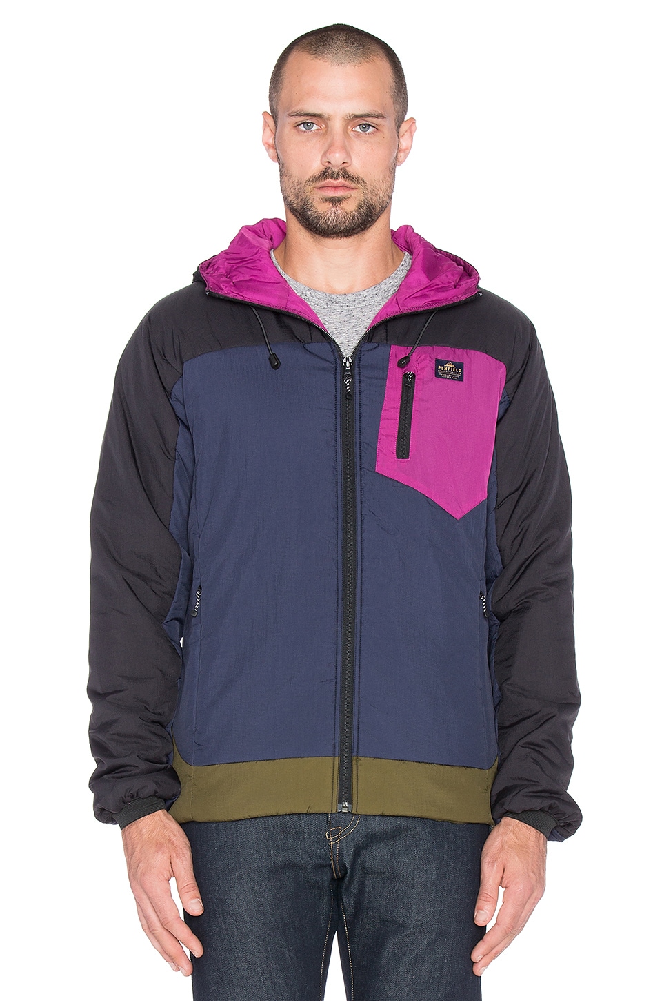 Penfield Forfields Thermal Insulated Utility Jacket in Black REVOLVE