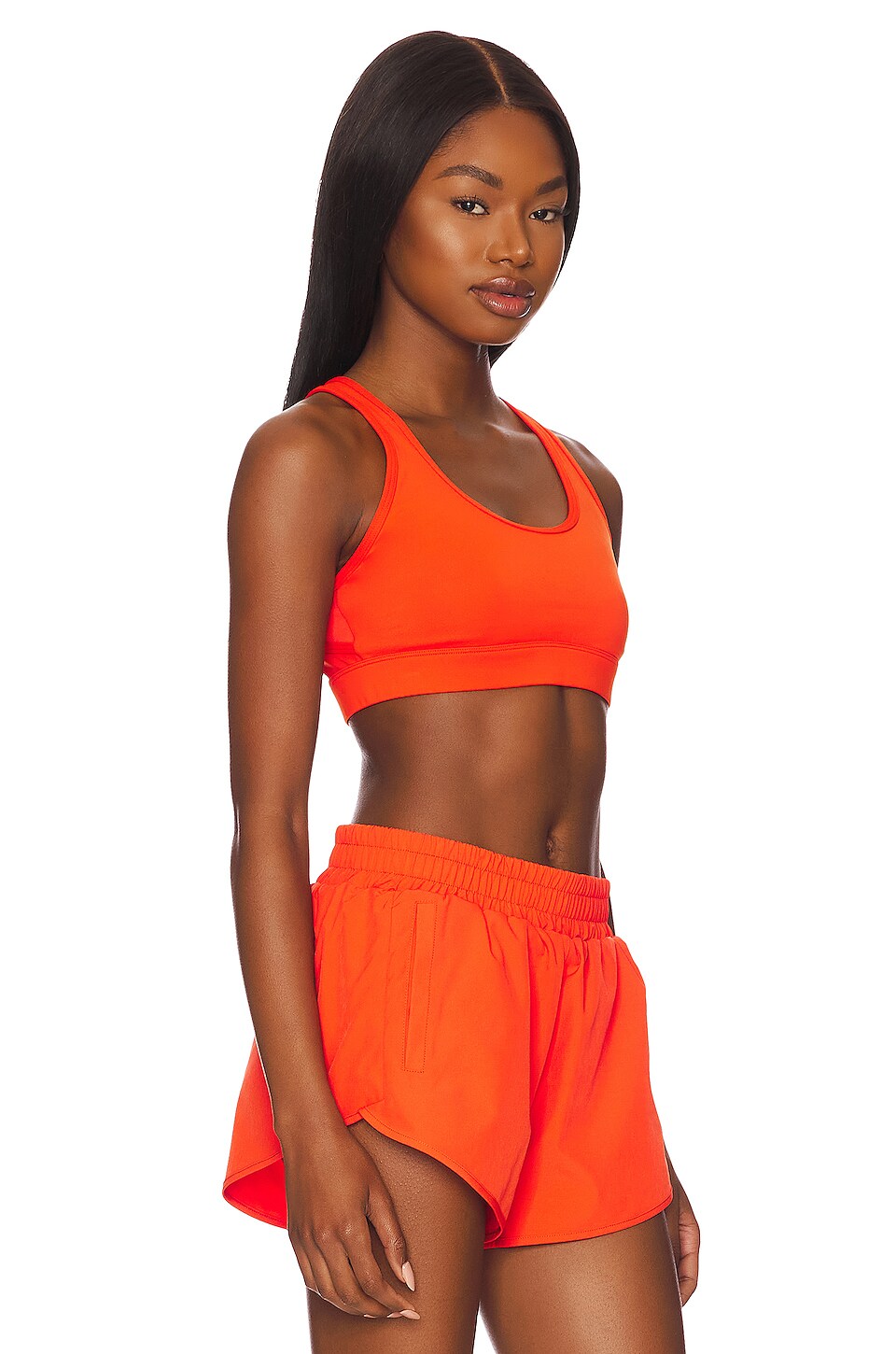 P.E Nation Rudimental Sports Bra in Cherry Tomato