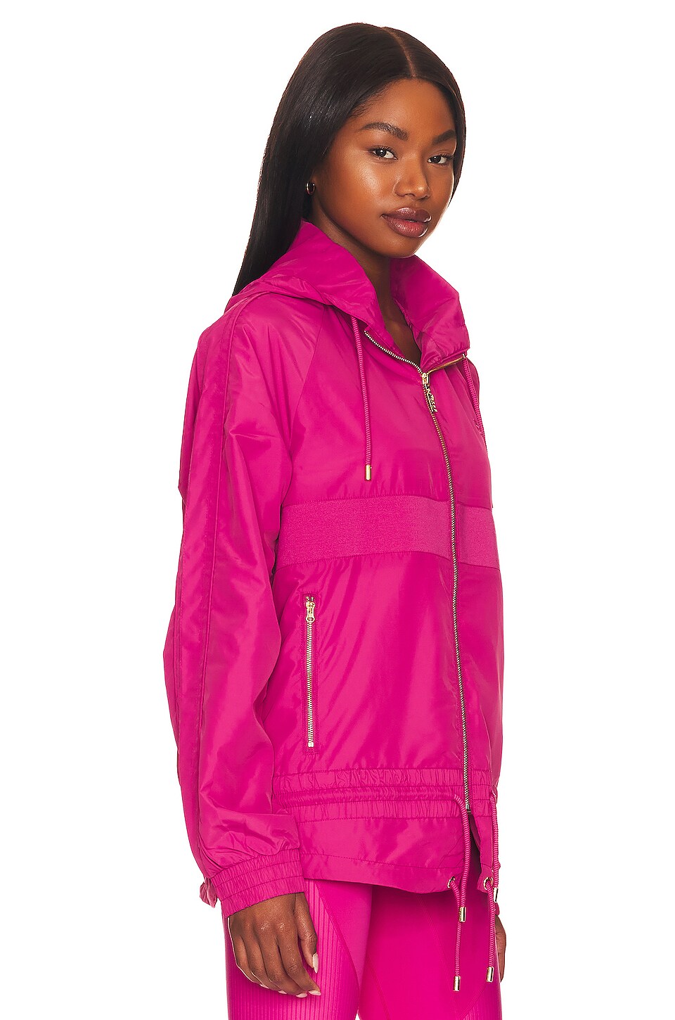 P.E Nation Man Down Jacket in Raspberry Rose
