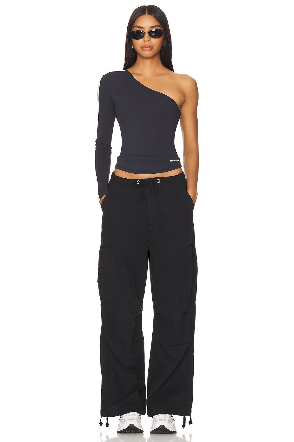 P.E NATION Foundation Asymmetric Long Sleeve Top thumbnail