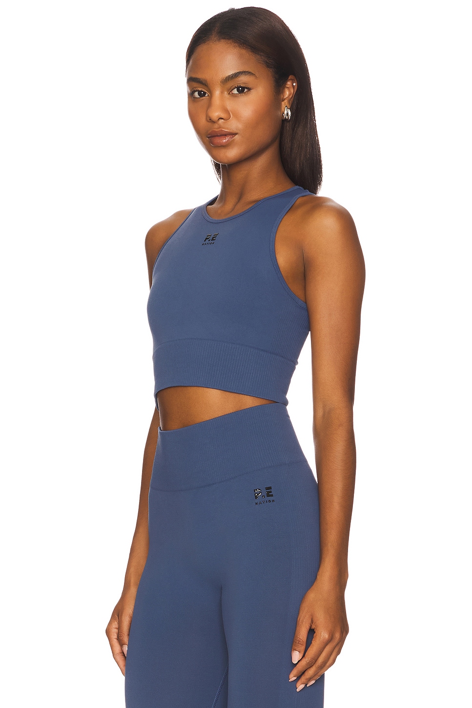P.E Nation Restore Seamless Tank Top in Vintage Indigo | REVOLVE
