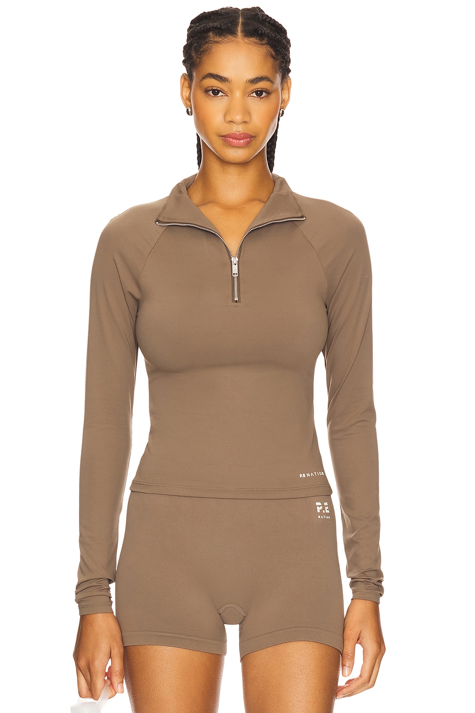 Routine Quarter Zip Long Sleeve Top