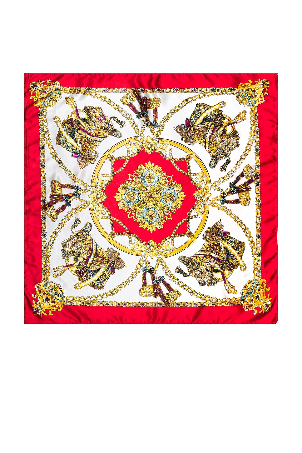 Printed Equestrian Headscarf