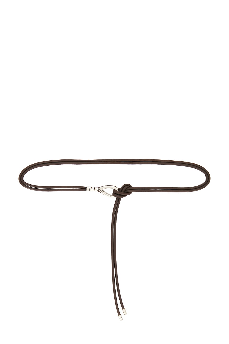 Chrome Tie Belt