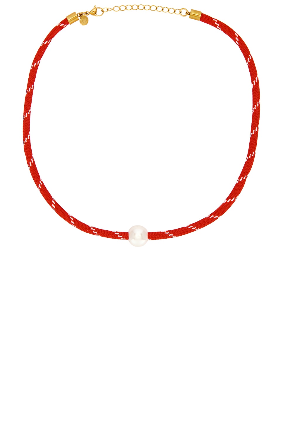Pearl Charm Paracord Necklace