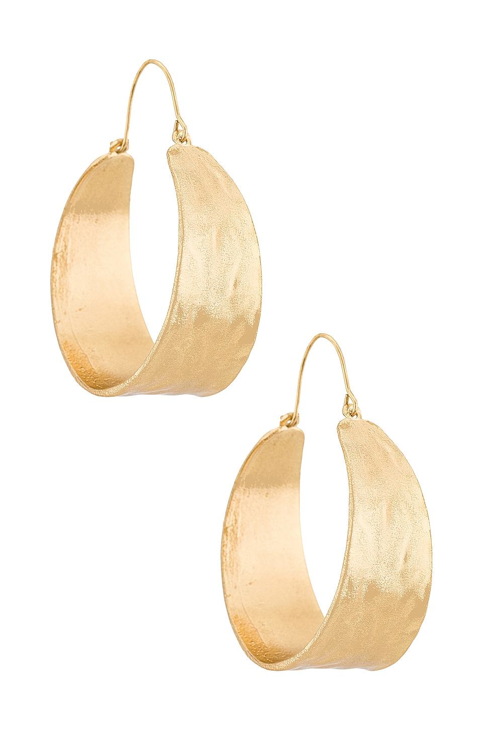 petit moments Terrain Hoop Earring in Gold