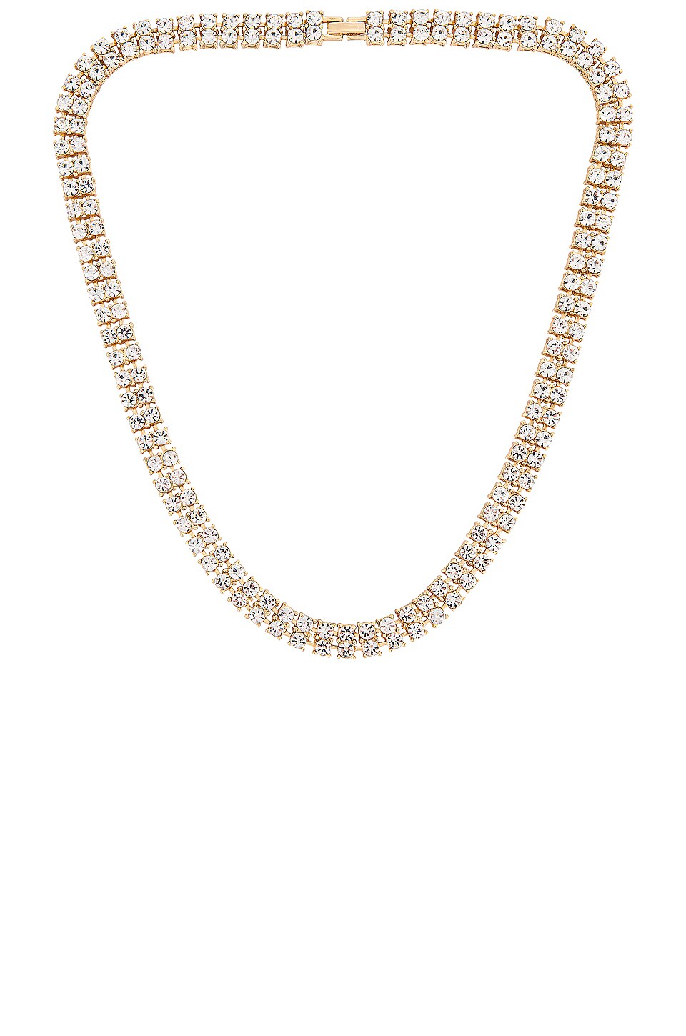 petit moments Vanity Tennis Necklace in Gold REVOLVE