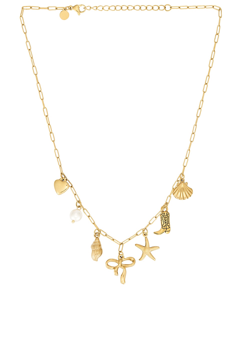 Raye gold necklace