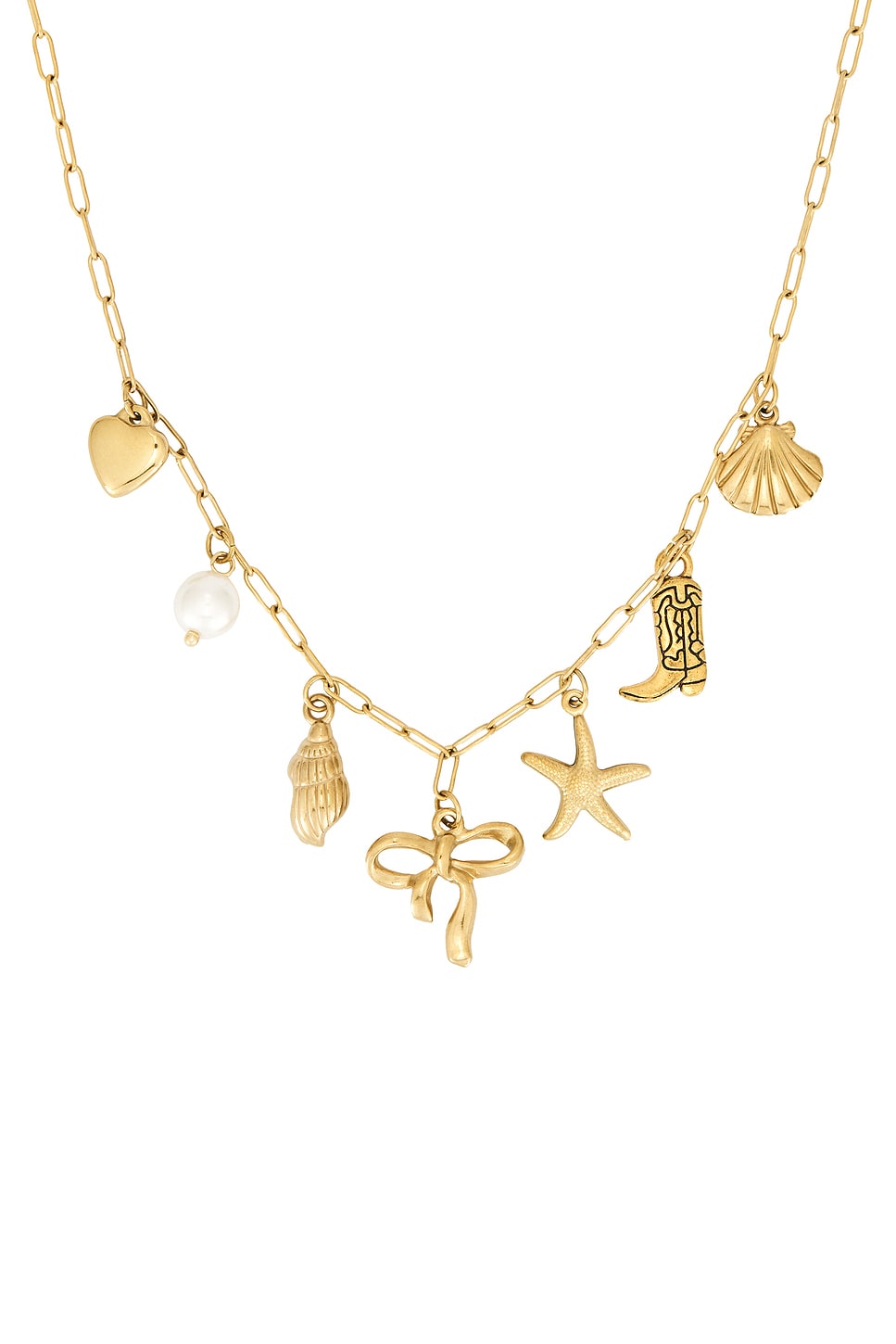 Raye gold necklace