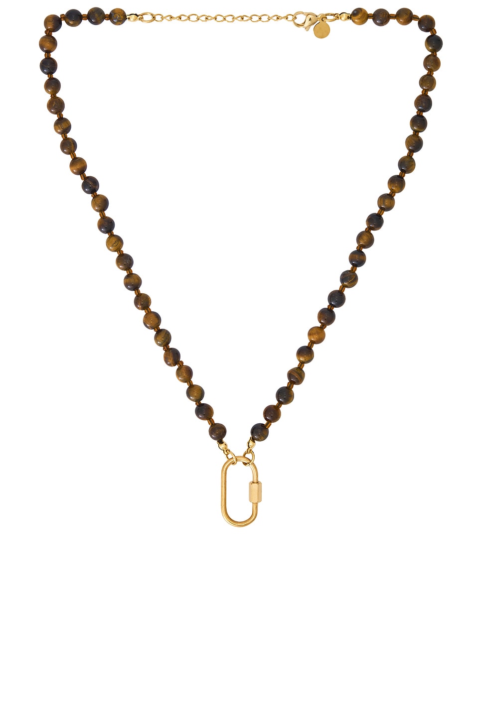 Beaded Carabiner Necklace