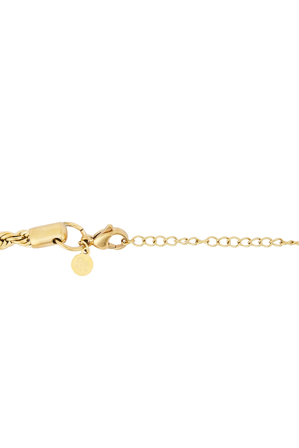 Bubble Initial Rope Necklace