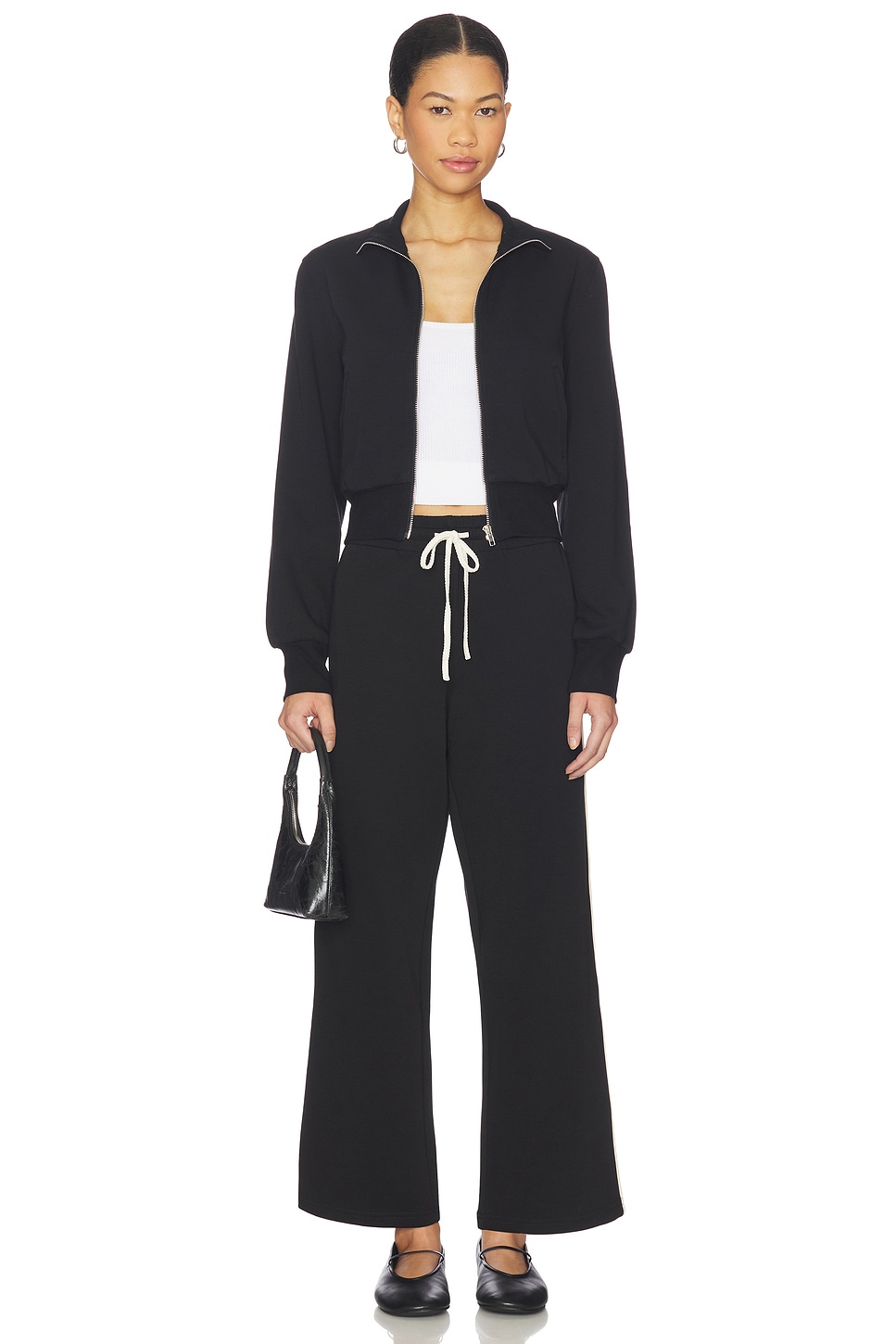 perfectwhitetee Milana Travel Track Jacket thumbnail