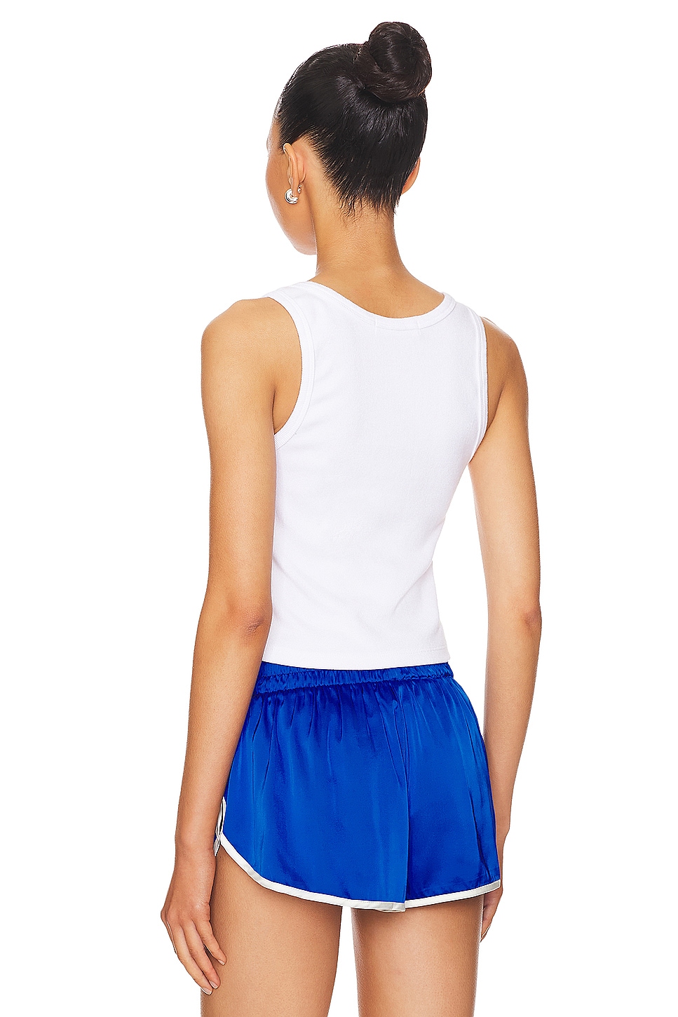 perfectwhitetee Structured Rib Bra Friendly Tank thumbnail