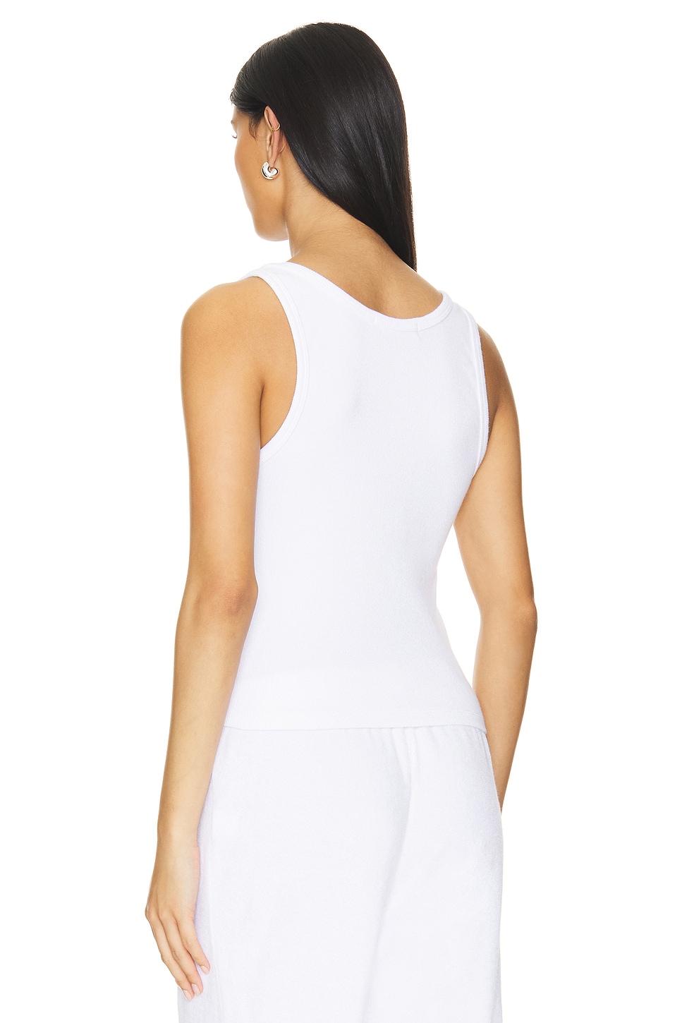 perfectwhitetee Maria V Neck Blondie Tank Top thumbnail