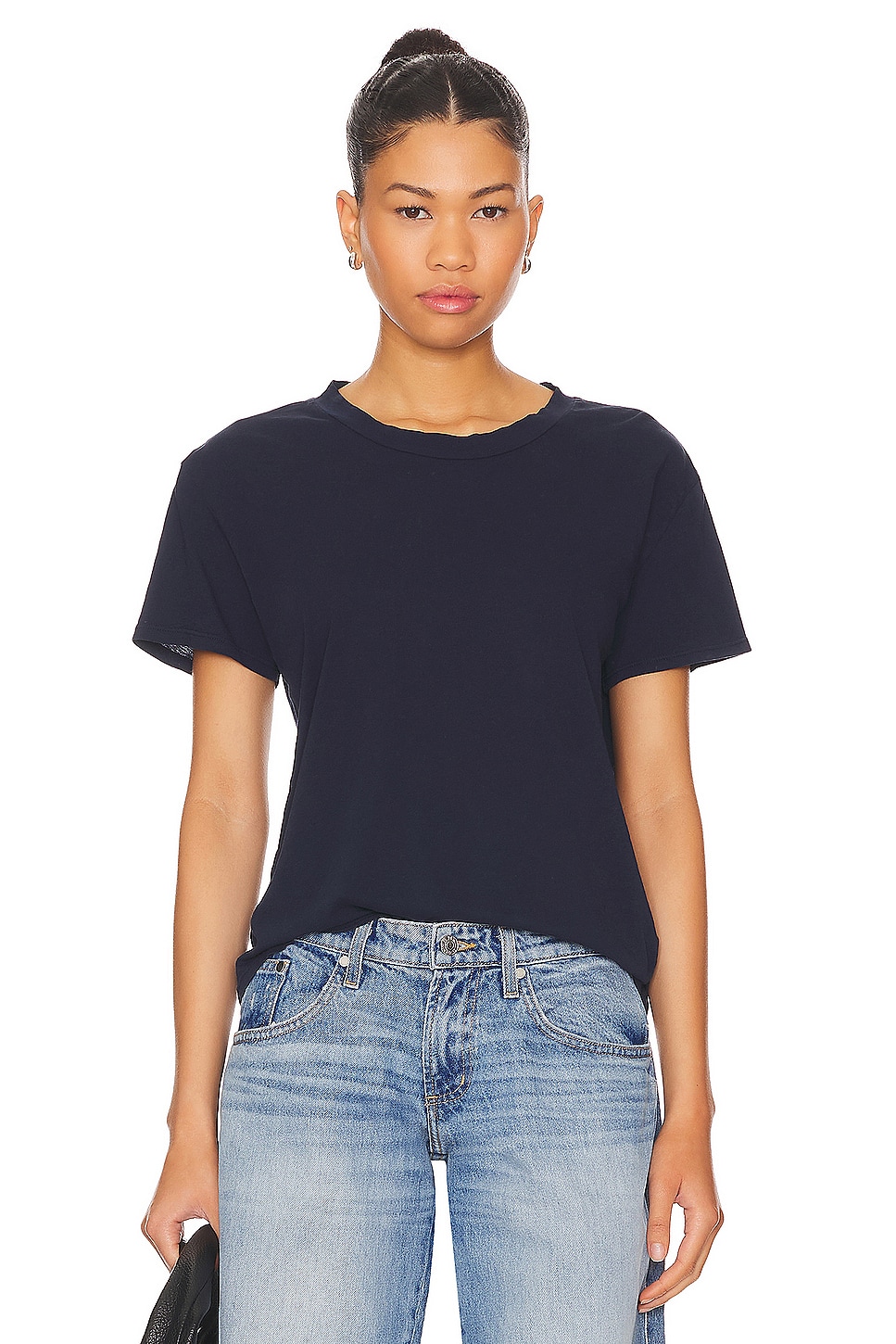 perfectwhitetee Cotton Boxy Crew Tee