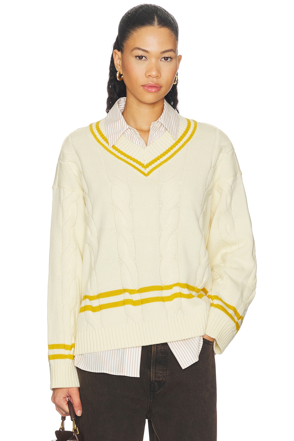 Cricket V Neck Sweater - thumbnail 2