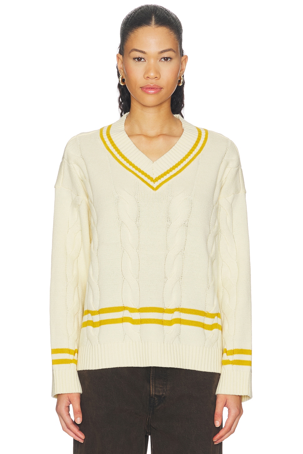 Cricket V Neck Sweater - thumbnail 3
