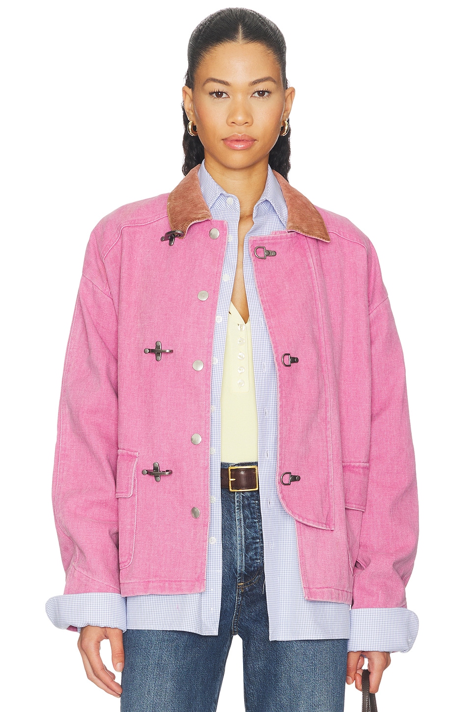 シャナナミルSHANANA MILイギリス軍PINK COMO JACKET\