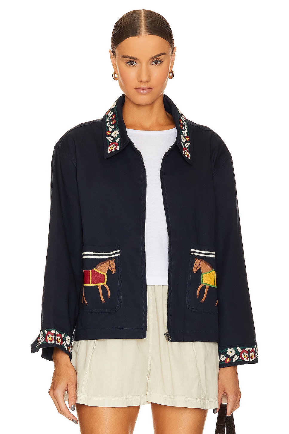 Found Horse Jacket in Navy | REVOLVE