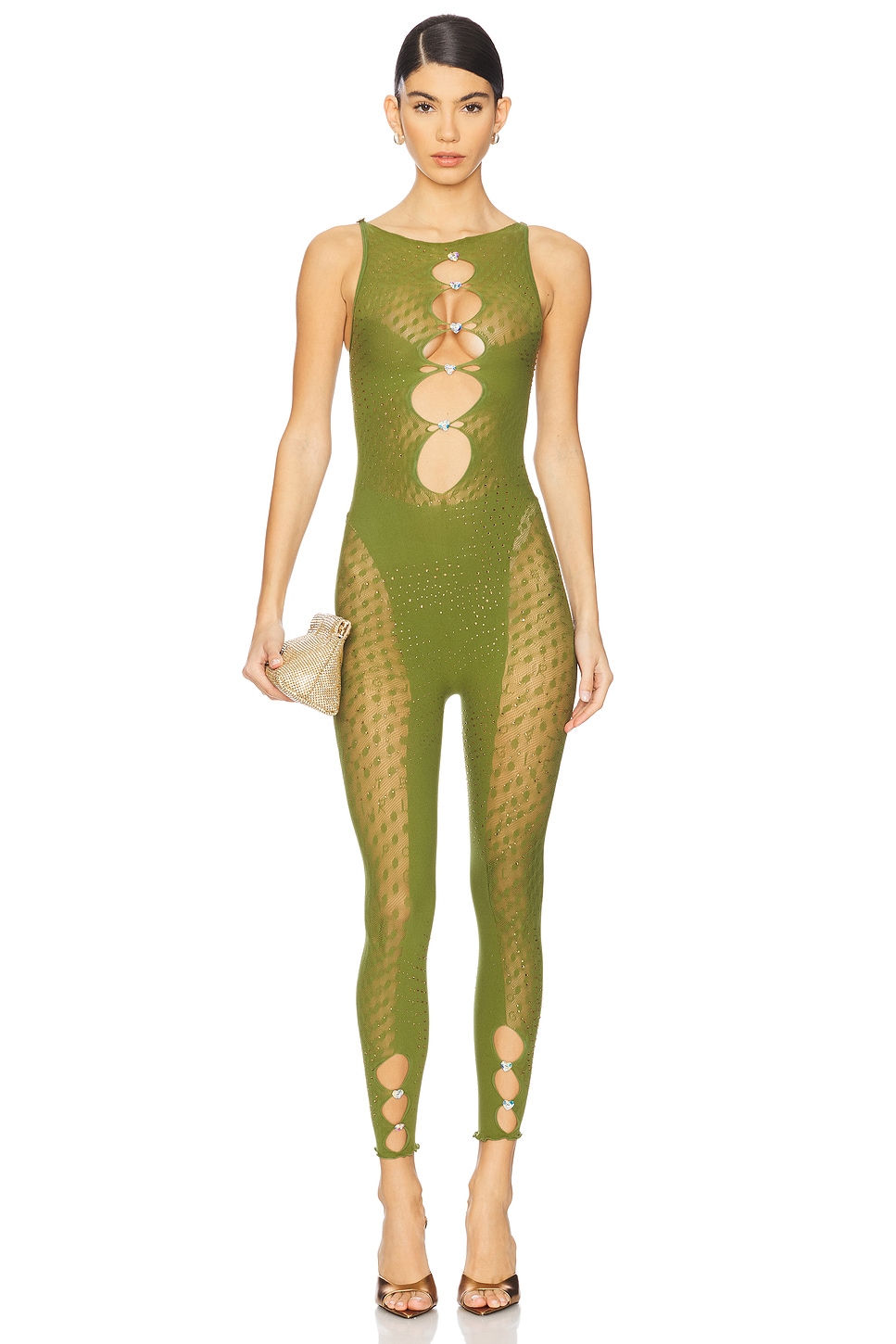 【関税込み】Poster Girl レッド Scarlett ジャンプスーツ POSTER GIRL Janice Jumpsuit in Spearmint | REVOLVE