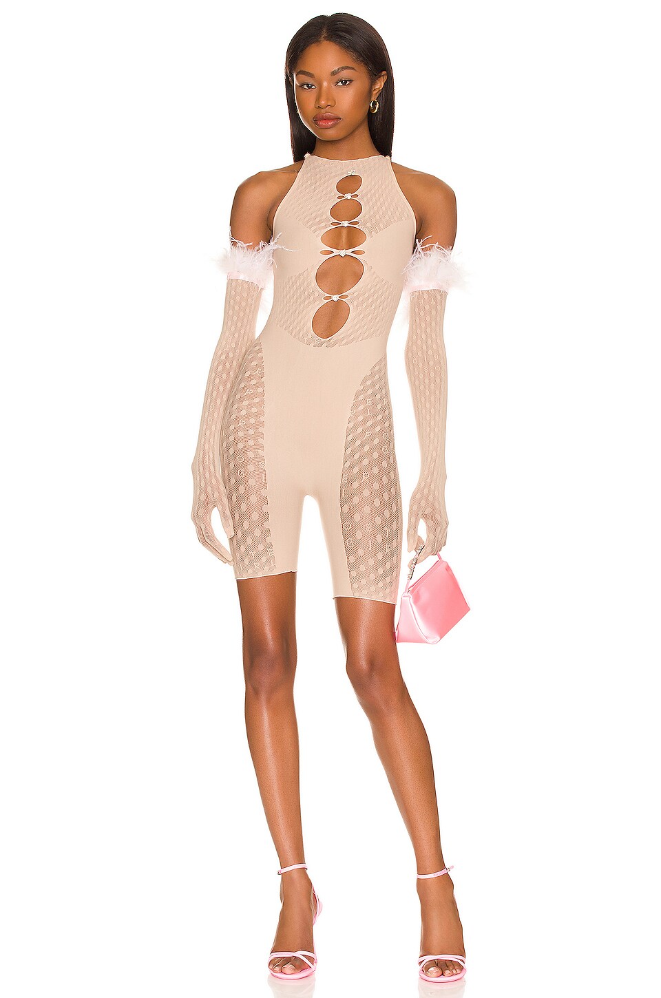 Poster Girl Jetta Romper in Taupe REVOLVE