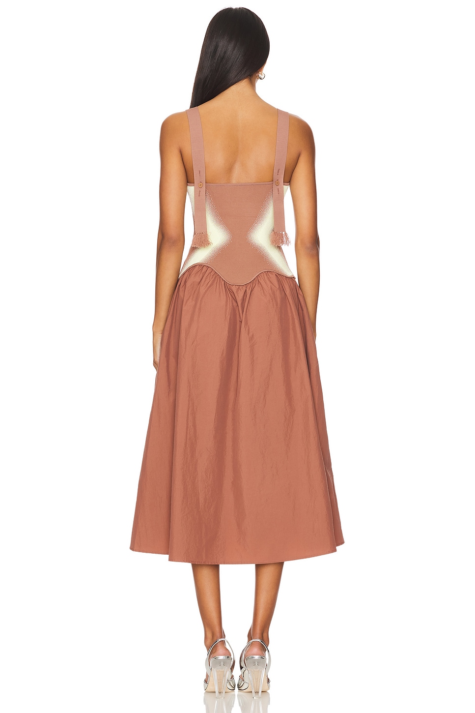 Mushu Mixed Media Tank Dress