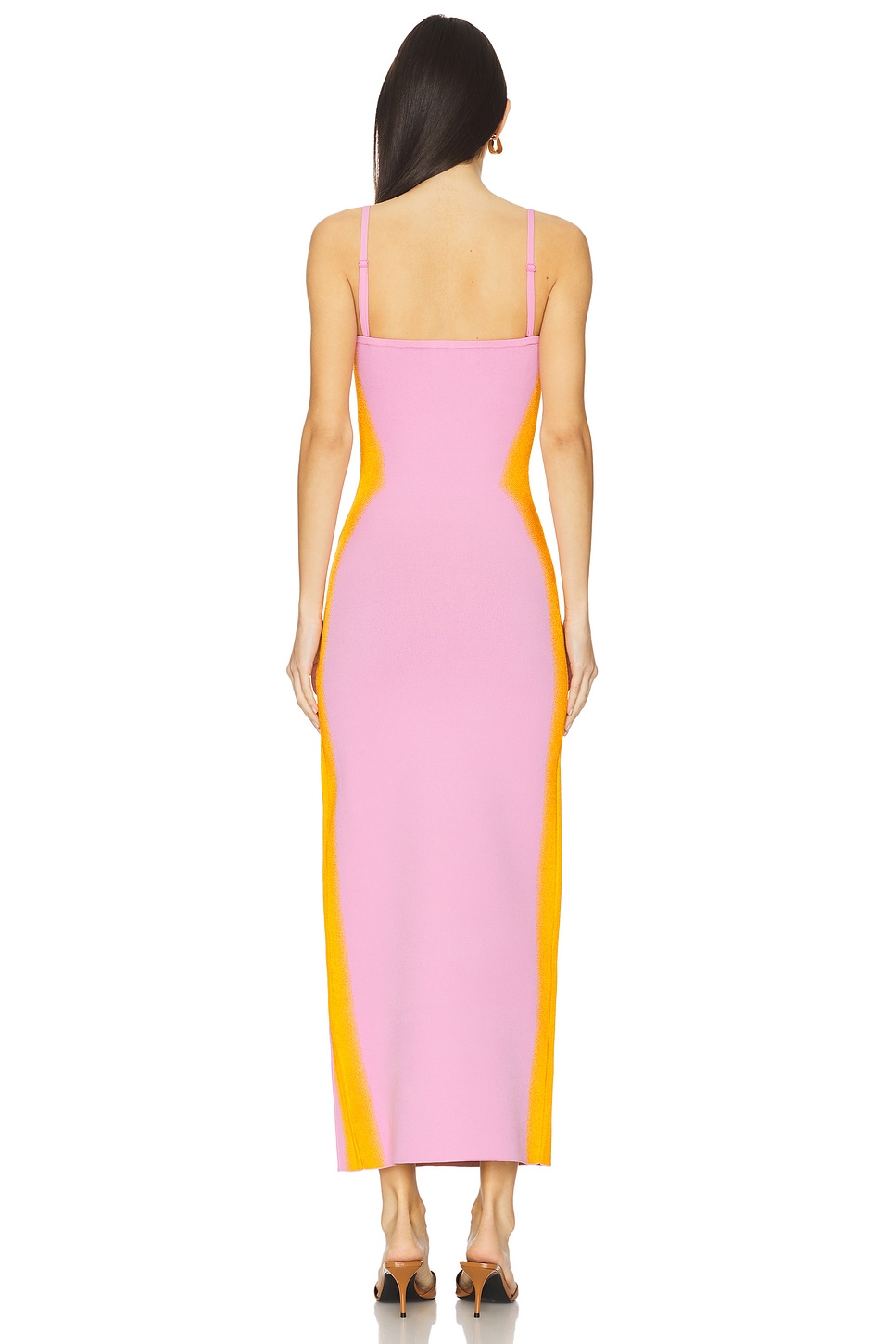Iris Flower Print Maxi Tank Dress