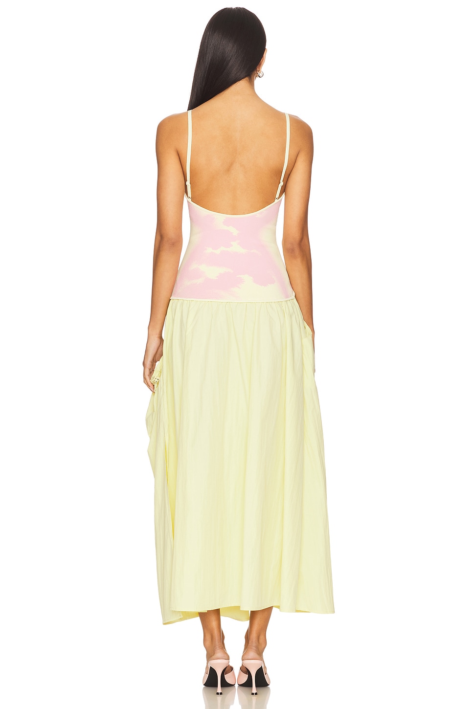 Ivy Mixed Media Maxi Dress
