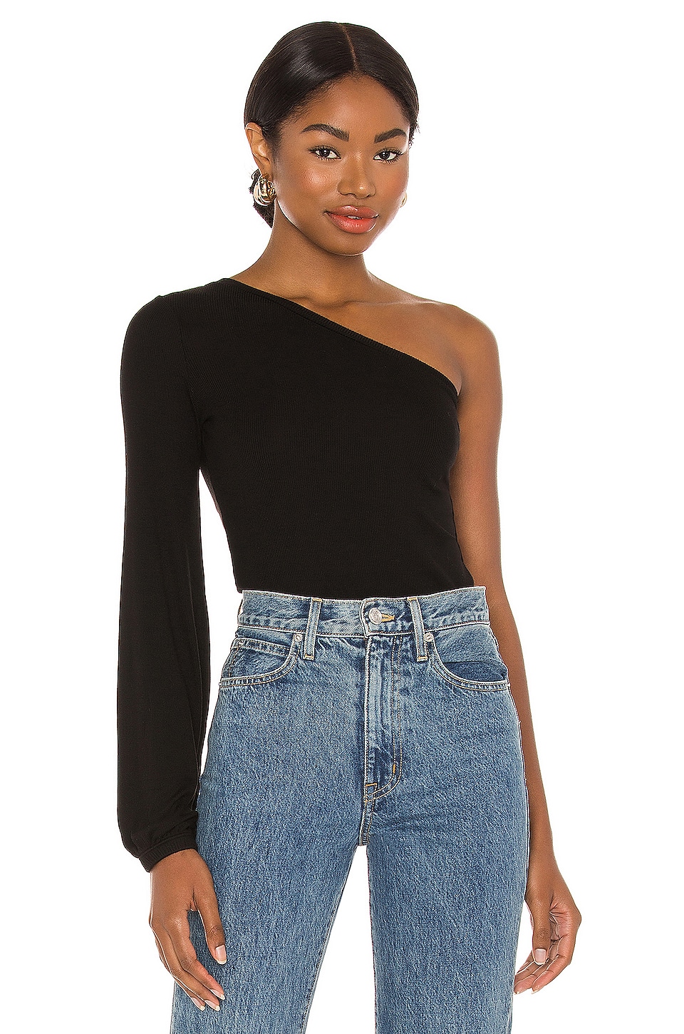 n:philanthropy Dottie Bodysuit in Black Cat | REVOLVE