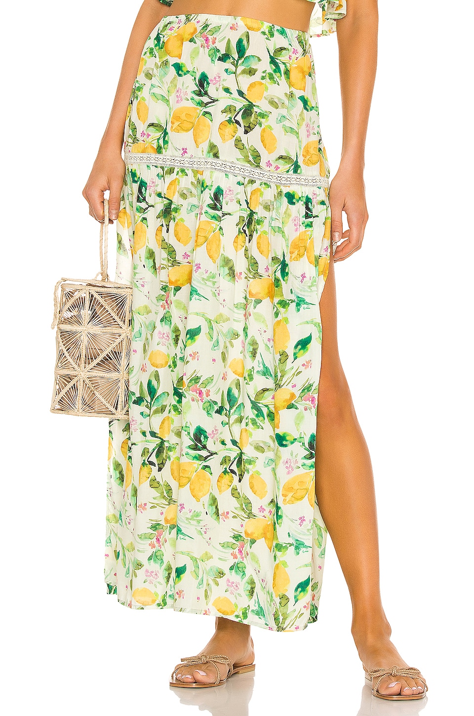 PQ Mila Skirt in Lemons | REVOLVE