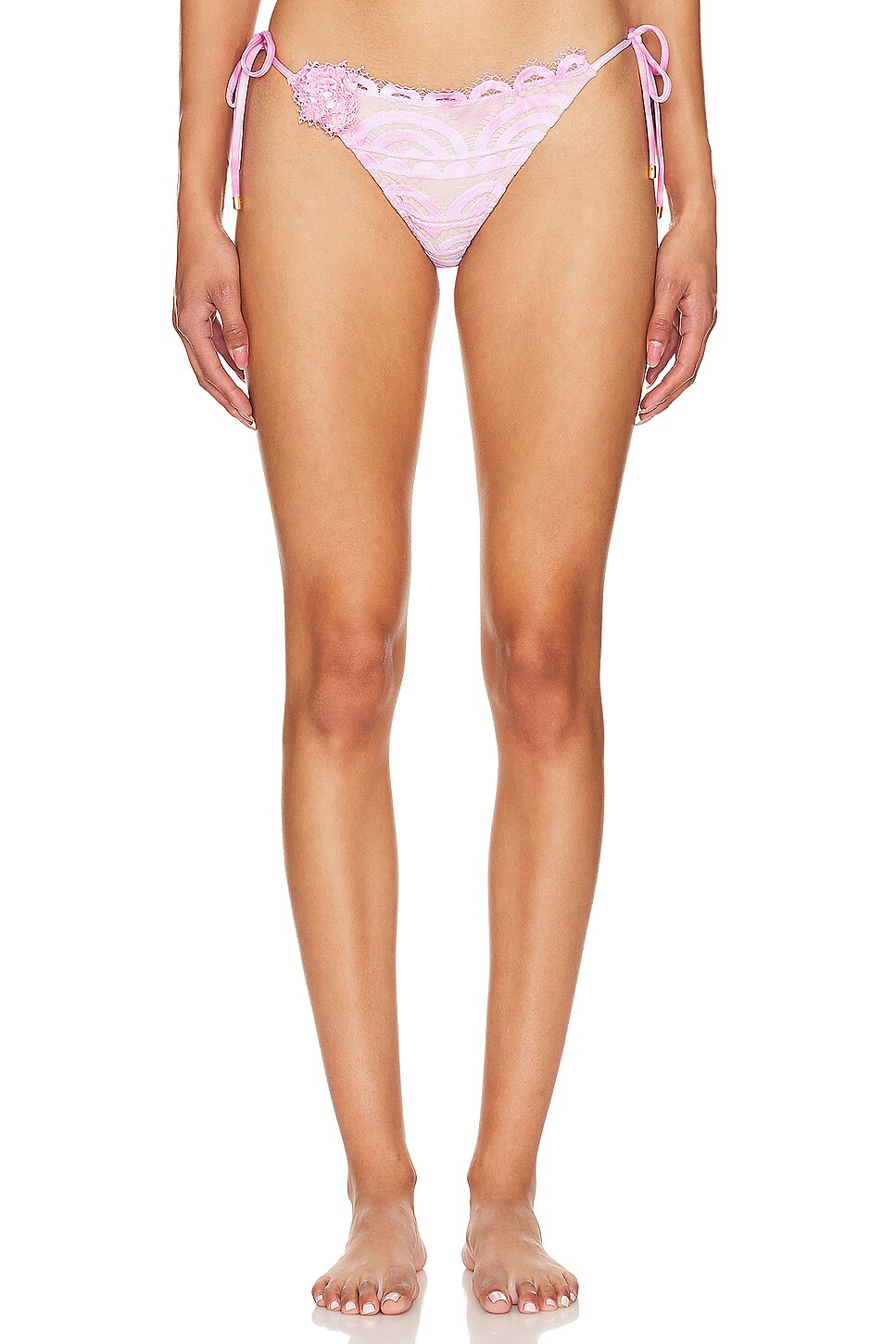 Rosette Lace Tie Teeny Bottom