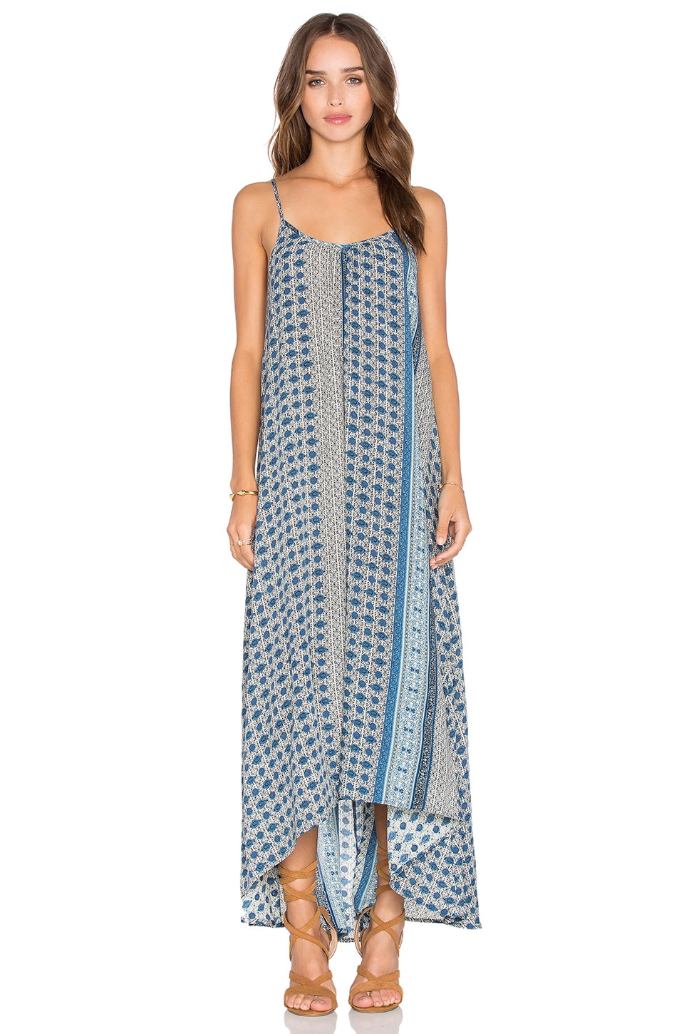 Pink Stitch Resort Maxi Dress in Boho Blue | REVOLVE