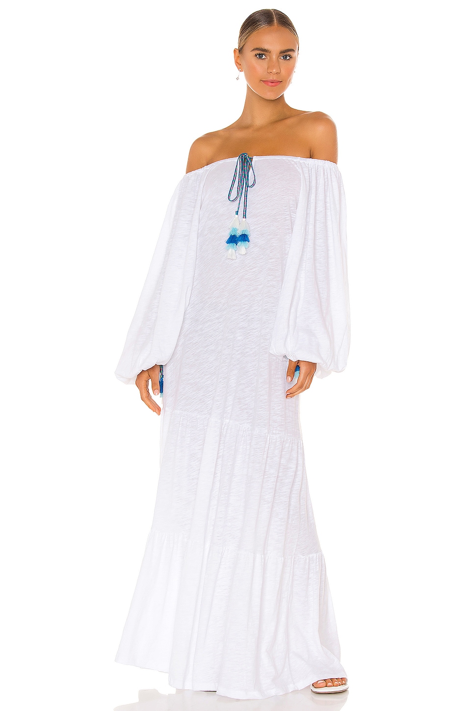 Pitusa Pima Pea Dress in White