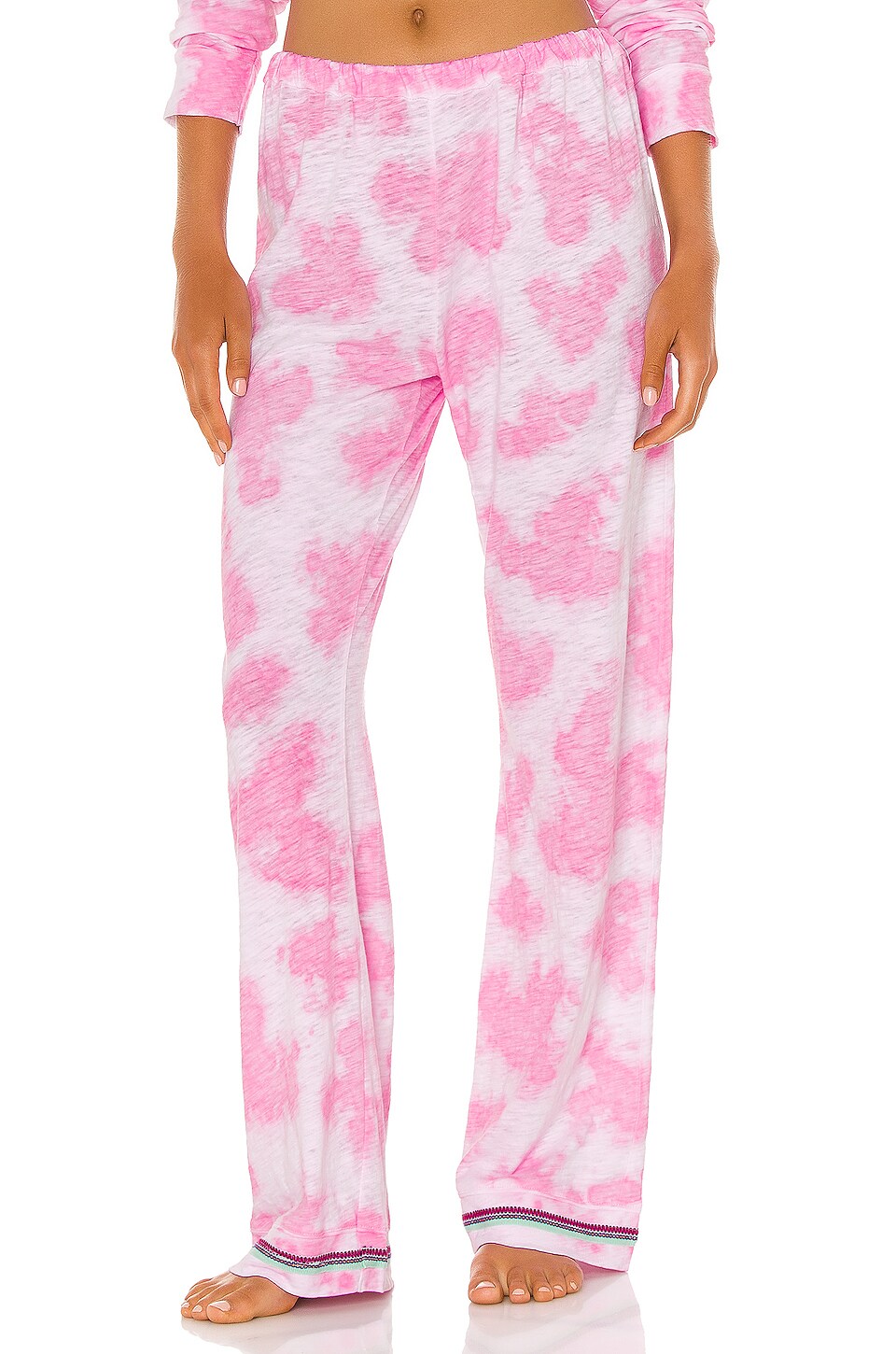 Pitusa Pima PJ Pants in Bubblegum Pink Tie Dye | REVOLVE