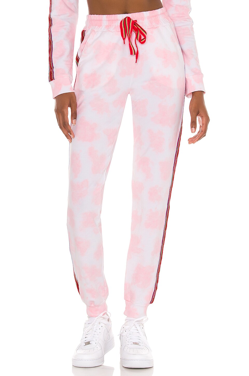 Pitusa Tie Dye Trackie in Coral Tie Dye 
